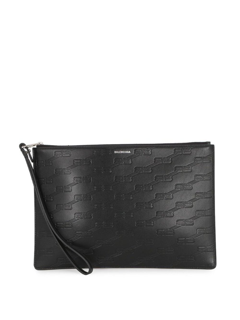 Balenciaga Clutch BB Monogram Pouch Black - Picture 1 of 10